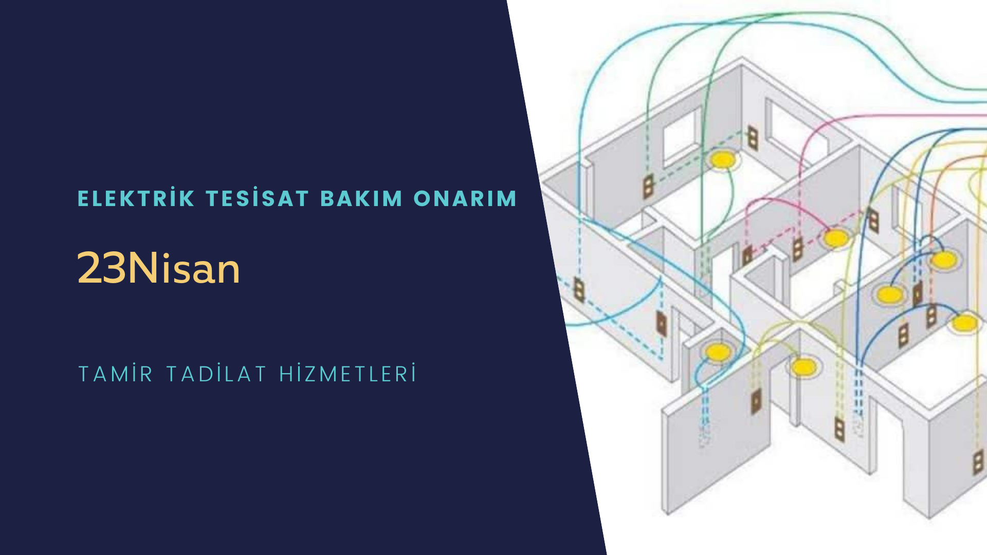 23Nisan   elektrik tesisatı ustalarımı arıyorsunuz doğru adrestenizi 23Nisan  elektrik tesisatı ustalarımız 7/24 sizlere hizmet vermekten mutluluk duyar.