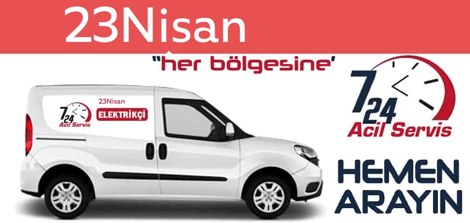 23Nisan  elektrikçi 7/24 acil elektrikçi hizmetleri sunmaktadır. 23Nisan de nöbetçi elektrikçi ve en yakın elektrikçi arıyorsanız arayın ustamız gelsin.