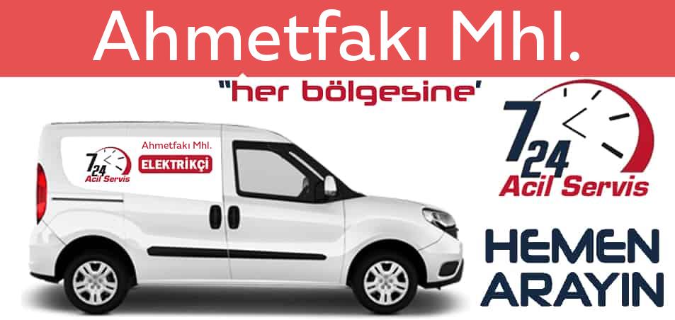 Ahmetfakı Mhl. elektrikçi 7/24 acil elektrikçi hizmetleri sunmaktadır. Ahmetfakı Mhl.de nöbetçi elektrikçi ve en yakın elektrikçi arıyorsanız arayın ustamız gelsin.