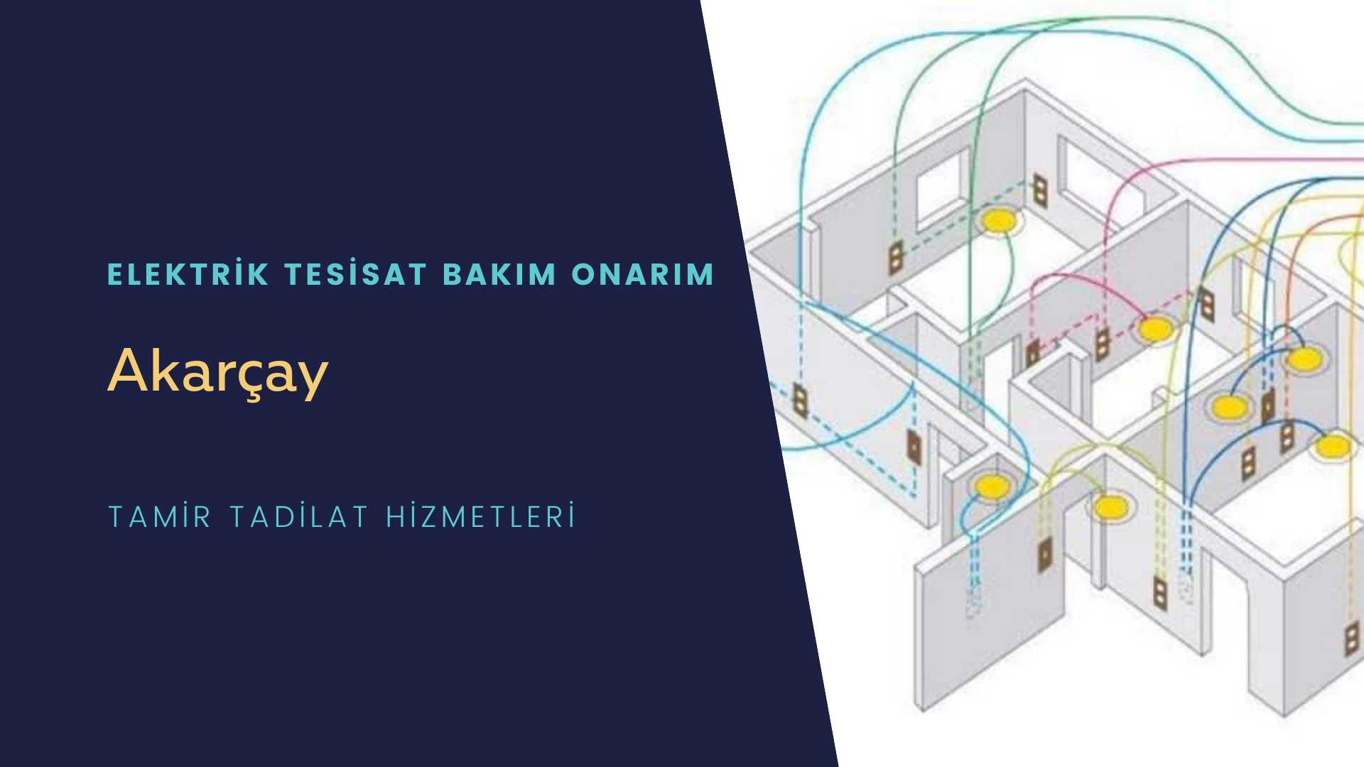 Akarçay'da elektrik tesisatı ustalarımı arıyorsunuz doğru adrestenizi Akarçay elektrik tesisatı ustalarımız 7/24 sizlere hizmet vermekten mutluluk duyar.