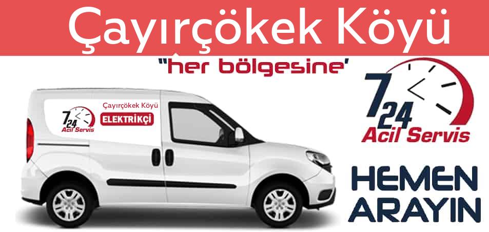 Çayırçökek Köyü elektrikçi 7/24 acil elektrikçi hizmetleri sunmaktadır. Çayırçökek Köyüde nöbetçi elektrikçi ve en yakın elektrikçi arıyorsanız arayın ustamız gelsin.