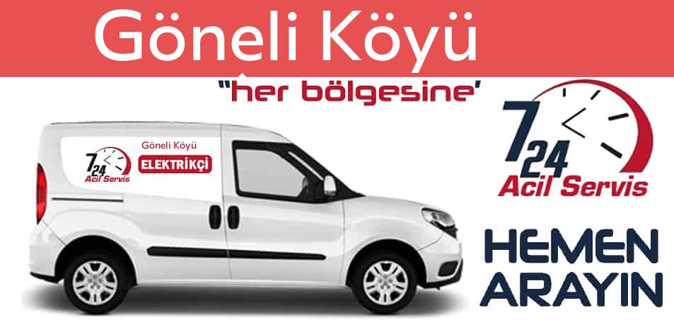 Göneli Köyü elektrikçi 7/24 acil elektrikçi hizmetleri sunmaktadır. Göneli Köyüde nöbetçi elektrikçi ve en yakın elektrikçi arıyorsanız arayın ustamız gelsin.