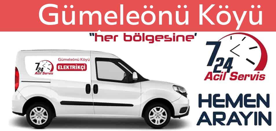 Gümeleönü Köyü elektrikçi 7/24 acil elektrikçi hizmetleri sunmaktadır. Gümeleönü Köyüde nöbetçi elektrikçi ve en yakın elektrikçi arıyorsanız arayın ustamız gelsin.