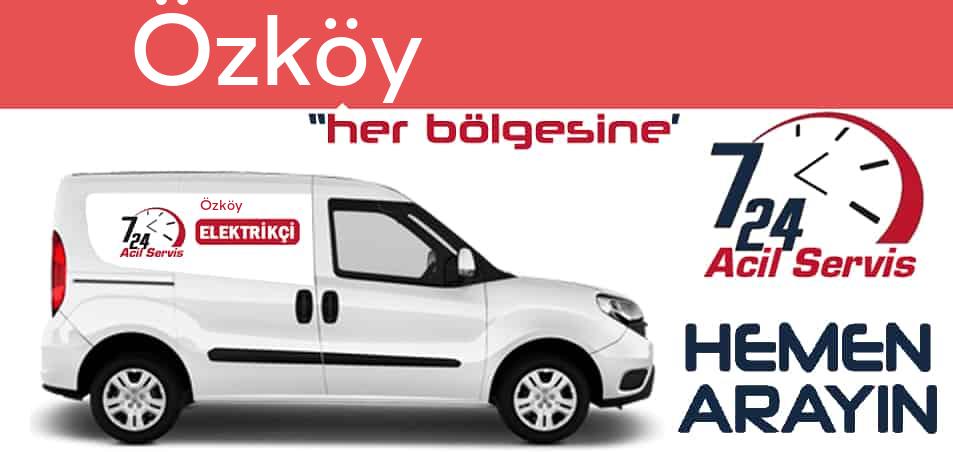 Özköy elektrikçi 7/24 acil elektrikçi hizmetleri sunmaktadır. Özköyde nöbetçi elektrikçi ve en yakın elektrikçi arıyorsanız arayın ustamız gelsin.