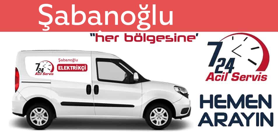 Şabanoğlu  elektrikçi 7/24 acil elektrikçi hizmetleri sunmaktadır. Şabanoğlu de nöbetçi elektrikçi ve en yakın elektrikçi arıyorsanız arayın ustamız gelsin.