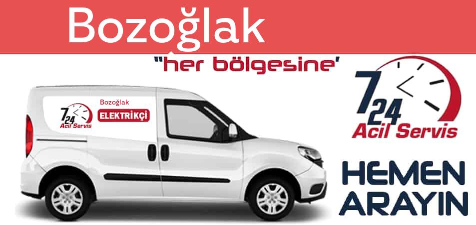 Bozoğlak elektrikçi 7/24 acil elektrikçi hizmetleri sunmaktadır. Bozoğlakde nöbetçi elektrikçi ve en yakın elektrikçi arıyorsanız arayın ustamız gelsin.