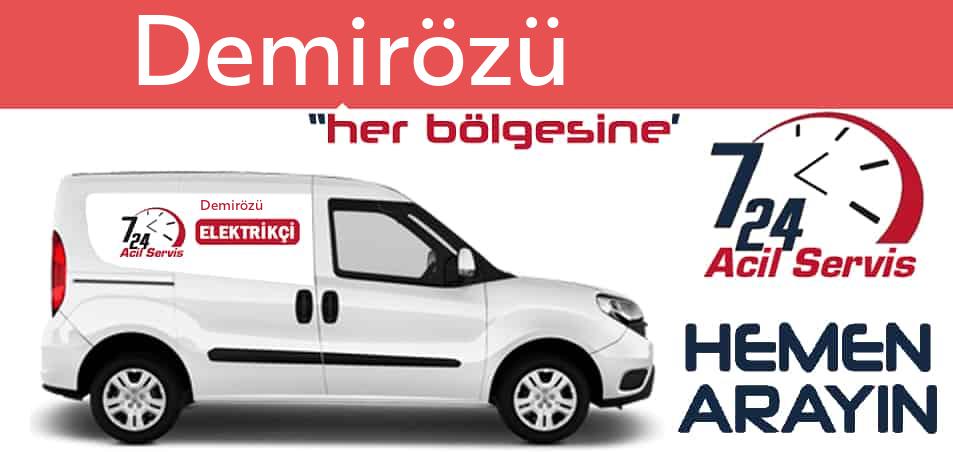 Demirözü elektrikçi 7/24 acil elektrikçi hizmetleri sunmaktadır. Demirözüde nöbetçi elektrikçi ve en yakın elektrikçi arıyorsanız arayın ustamız gelsin.